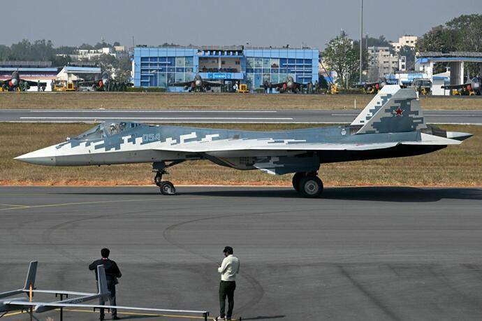 外媒：消息人士称，俄方非正式提议在印度制造苏-57战机，印方尚未回应