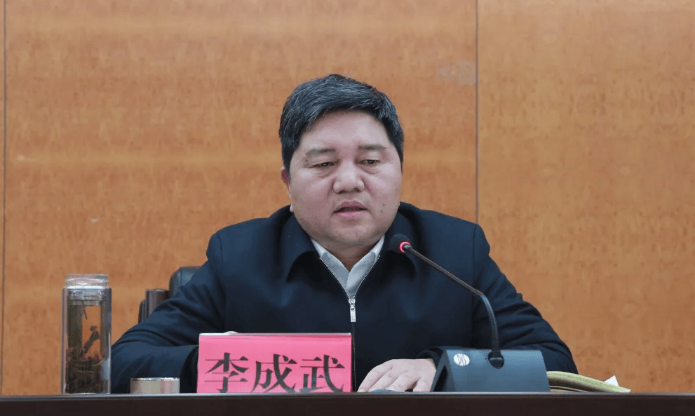 正厅级李成武，任上主动投案