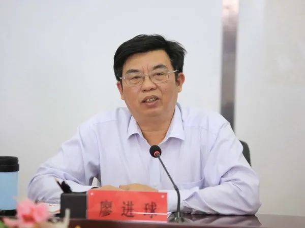 廖进球，主动交代问题