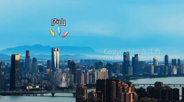 网友拍到南昌梅岭与百公里外的庐山同框？专业人员：可以的