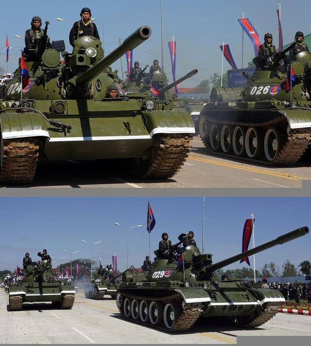 中国VT-4坦克首次实战，将大战柬埔寨59D，泰国F-16战机火力支援
