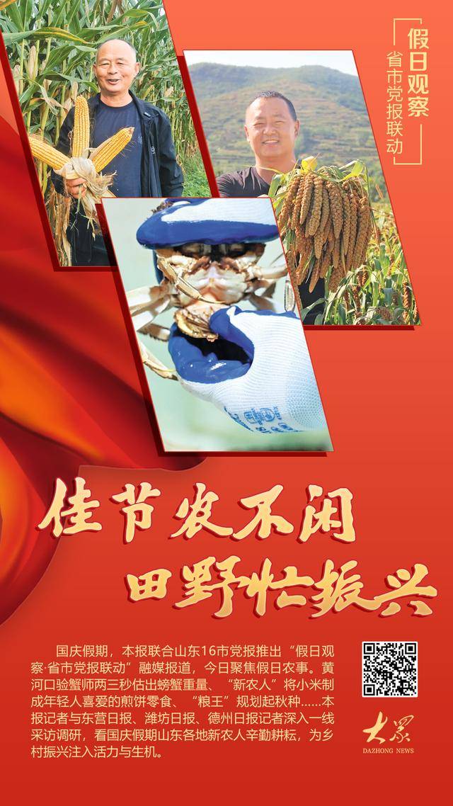 大众日报与16市党报联动，看山东新农人忙农事